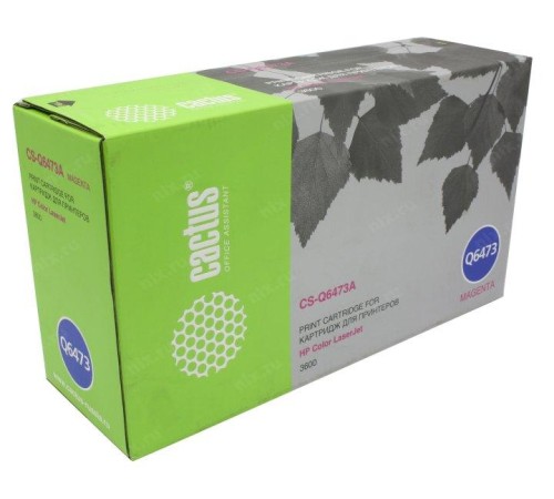 -/ Картридж лазерный Cactus CS-Q6473A Q6473A пурпурный (4000стр.) для HP CLJ 3600