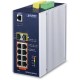 коммутатор/ PLANET IGS-6325-8UP2S IP30 DIN-rail Industrial L3 8-Port 10/100/1000T 802.3bt PoE + 2-port 1G/2.5G SFP Full Managed Switch (-40 to 75 C, 8-port 95W PoE++, 802.3bt/PoH/Force modes, dual redundant power input on 48~56VDC terminal block, DIDO, ER