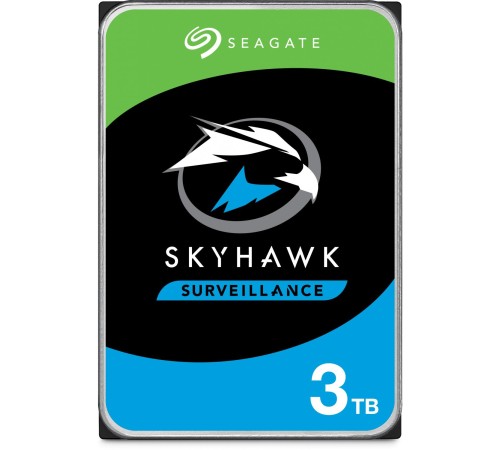Жесткий диск/ HDD Seagate SATA3 3Tb SkyHawk 5400 256Mb 1 year warranty