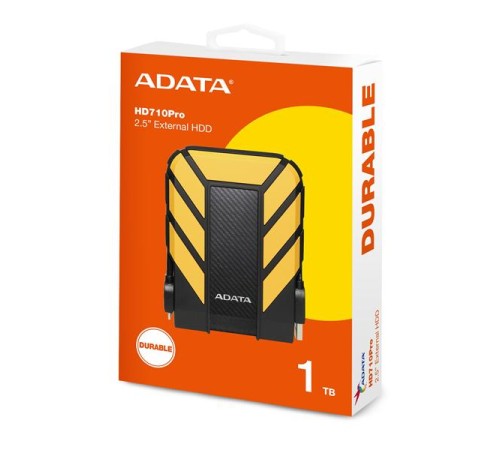 Внешний накопитель Внешний HDD 1TB USB 3.2 Gen 1 COLOR BOX желтый