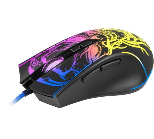 Defender Проводная игровая мышь Bulletstorm GM-928 7кнопок,7200dpi
