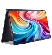 Монитор/ ACER PD193QEbmiuux 18,5'', Double Portable monitor, UltraThin Black, 16:9, IPS, 1920x1080, 4ms, 250cd, 100Hz, 1xHDMI + 2xType-C(15W) + SPK + Audio Out, Speakers 2Wx2, sync: FreeSync, Vesa:100x100