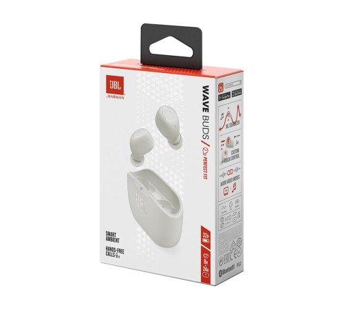 Наушники JBL WAVE BUDS (White)/ JBL WAVE BUDS (White)