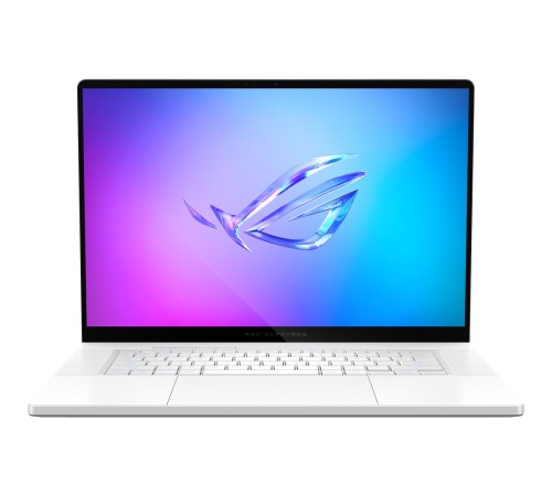 Ноутбук/ ASUS ROG Zephyrus G16 GA605KM-QR036 16"(2560x1600 OLED 240Hz)/AMD Ryzen AI 7 350(2Ghz)/32768Mb/1024PCISSDGb/noDVD/Ext:nVidia GeForce RTX 5060(8192Mb)/Cam/BT/WiFi/90WHr/war 1y/1.85kg/Platinum White/DOS + чехол