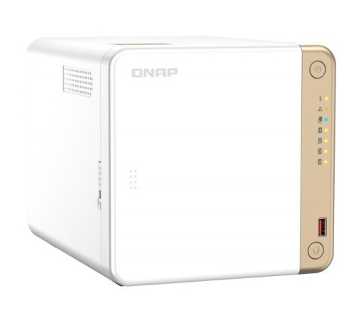 Система хранения данных QNAP CHANNEL 2C 2GhzCPU/4Gb/upto 4HDD, upto 20 with TL-D800C/SATA(3,5'')/ 2xUSB3.2 2xUSB2.0/2xM.2/1xHDMI/1xExp.slot/1x2,5Gb/iSCSI/1xPS/2YW TS-462-4G-EU-RU
