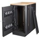 Шкаф Шкаф LANMASTER SOUNDPROOF звукоизолированный 24U 750x1130 мм, отделка под дерево, цвет лиственница
