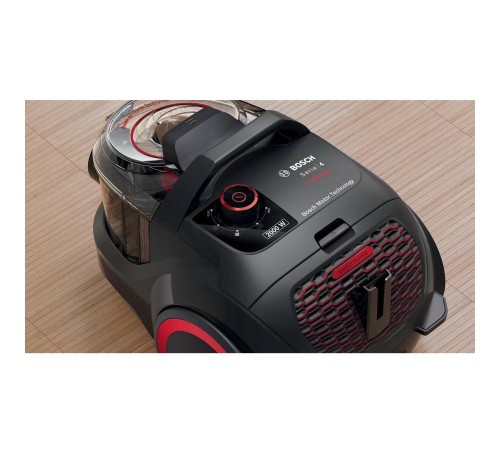 Пылесос Bosch/ Пылесос Bosch, безмешковый, напольный, емкость пылесборника 2 л, сухая уборка, фильтр Ultra Allergy, цвет черный