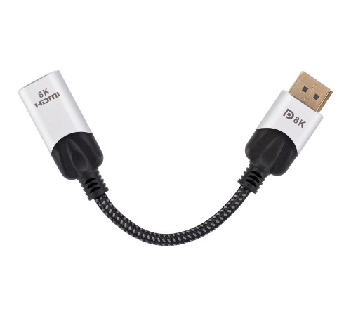 Адаптер/ Адаптер DisplayPort(M) ---> HDMI(F) 0.15m 8K@60Hz VCOM <CG6218M-0.15> Адаптер/ Адаптер DisplayPort(M) ---> HDMI(F) 0.15m 8K@60Hz VCOM <CG6218M-0.15>