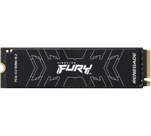 Твердотельный накопитель/ Kingston SSD Fury Renegade, 4000GB, M.2(22x80mm), NVMe, PCIe 4.0 x4, 3D TLC, R/W 7300/7000MB/s, IOPs 1 000 000/1 000 000, DRAM buffer 4096MB, TBW 4000, DWPD 0.55 (60 мес) Твердотельный накопитель/ Kingston SSD Fury Renegade, 4000GB, M.2(22x80mm), NVMe, PCIe 4.0 x4, 3D TLC, R/W 7300/7000MB/s, IOPs 1 000 000/1 000 000, DRAM buffer 4096MB, TBW 4000, DWPD 0.55 (60 мес)