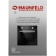 Шкаф духовой электрический MAUNFELD/ Шкаф духовой электрический MAUNFELD EOEC.564B, полезный объем 56 л, 5 режимов работы, комбинированное управление, гидролизная очистка, максимальная температура 250 С, дисплей, 2 стекла в дверце, цвет черный/нержавеющая