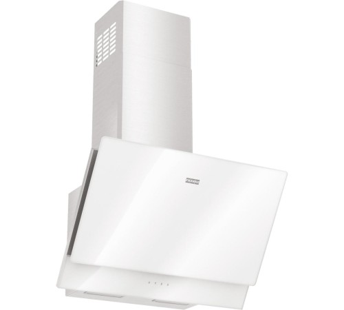 Вытяжка Franke/ Best, Вытяжка наклонная TEMPER 60 WH/SS, 60 см, 1000 м3/ч, сенсорное управление, LED освещение, 62 дБ, Угольный фильтр Ф-09 (опция), Основной цвет белый, Фальштруба нержавеющая сталь