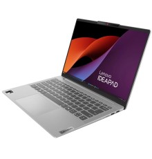 Ноутбук/ Lenovo IdeaPad Slim 5 14Q8X9 14"(1920x1200 IPS)/Qualcomm Snapdragon X1P-42-100(3.4Ghz)/16384Mb/512PCISSDGb/noDVD/Int:Adreno X1-85/Cam/BT/WiFi/57WHr/war 1y/1.48kg/cloud grey/Win11Home + 65W, RU kbd