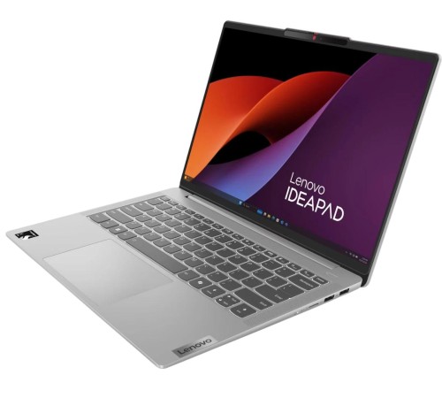 Ноутбук/ Lenovo IdeaPad Slim 5 14Q8X9 14"(1920x1200 IPS)/Qualcomm Snapdragon X1P-42-100(3.4Ghz)/16384Mb/512PCISSDGb/noDVD/Int:Adreno X1-85/Cam/BT/WiFi/57WHr/war 1y/1.48kg/cloud grey/Win11Home + 65W, RU kbd