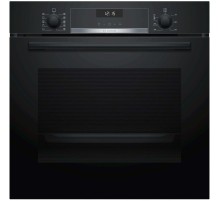 Встраиваемая электрическая духовка BOSCH встраиваемый,60 см, Serie 6, 71 л, нижний нагрев, верхний нагрев + нижний нагрев, гриль + конвекция, большой гриль, конвекция, черный цвет