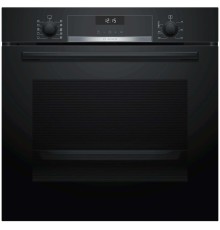 Встраиваемая электрическая духовка BOSCH встраиваемый,60 см, Serie 6, 71 л, нижний нагрев, верхний нагрев + нижний нагрев, гриль + конвекция, большой гриль, конвекция, черный цвет