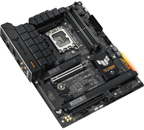 Материнская плата ASUS TUF GAMING B760-PLUS WIFI, LGA1700, B760, 2*DDR5, 4*SATA, 3*M.2, 4*USB 3.2, 1*USB 2.0, Type-C, 2*PCIx16, 2*PCIx1, DP+HDMI, ATX; 90MB1ER0-M1EAY0