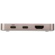 Dock станция ATEN USB-C 4K Ultra Mini Dock with Power Pass-through