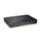 Коммутатор/ ZYXEL Hybrid Smart PoE ++ ZYXEL NebulaFlex XS1930-12HP switch, 19 "rack, 10xRJ-45: 1 / 2.5 / 5 / 10G (8 of them PoE ++ (802.3bt), 2xSFP +, 375 W PoE budget, standalone / cloud management