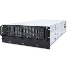 Серверная платформа/ SB403-VG, 4U, 2xLGA-3647, 60xSATA/SAS HS 3,5 bay + 2* 15mm 2.5" rear HS bay, Virgo ( 2xs3647 up to 165W, C622, 12xDDR4 DIMM, 2x10GbE SFP+, LSI 3008 SAS IOC (RAID 0/1/1E/10), dedicated BMC port, AST2500), 3x 12G 20 port EOB BP wit