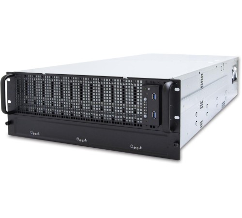 Серверная платформа/ SB403-VG, 4U, 2xLGA-3647, 60xSATA/SAS HS 3,5 bay + 2* 15mm 2.5" rear HS bay, Virgo ( 2xs3647 up to 165W, C622, 12xDDR4 DIMM, 2x10GbE SFP+, LSI 3008 SAS IOC (RAID 0/1/1E/10), dedicated BMC port, AST2500), 3x 12G 20 port EOB BP wit Серверная платформа/ SB403-VG, 4U, 2xLGA-3647, 60xSATA/SAS HS 3,5 bay + 2* 15mm 2.5" rear HS bay, Virgo ( 2xs3647 up to 165W, C622, 12xDDR4 DIMM, 2x10GbE SFP+, LSI 3008 SAS IOC (RAID 0/1/1E/10), dedicated BMC port, AST2500), 3x 12G 20 port EOB BP wit