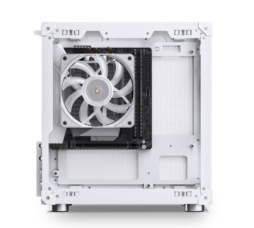 Корпус без блока питания/ Case JONSBO C6-ITX, Micro-Tower, no fan, 1xUSB-A 3.0 + 1xUSB-C 3.1, mDTX, mITX White