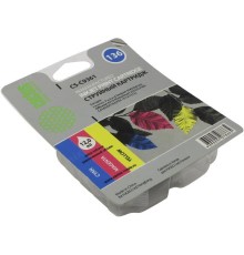 -/ Картридж струйный Cactus CS-C9361 №136 многоцветный (18мл) для HP DJ 5443/D4163/DJ 6313/PS 2573/C318