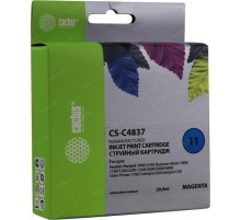 -/ Картридж струйный Cactus CS-C4837 №11 пурпурный (29мл) для HP BIJ 1000/1100/1200/2200/2300/2600