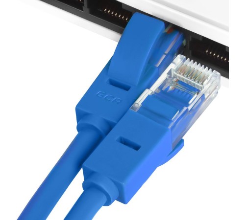 Greenconnect Патч-корд прямой 20.0m, UTP кат.5e, синий, позолоченные контакты, 24 AWG, литой, GCR-LNC01-20.0m, ethernet high speed 1 Гбит/с, RJ45, T568B Greenconnect Патч-корд прямой 20.0m, UTP кат.5e, синий, позолоченные контакты, 24 AWG, литой, GCR-LNC01-20.0m, ethernet high speed 1 Гбит/с, RJ45, T568B