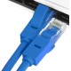 Greenconnect Патч-корд прямой 20.0m, UTP кат.5e, синий, позолоченные контакты, 24 AWG, литой, GCR-LNC01-20.0m, ethernet high speed 1 Гбит/с, RJ45, T568B