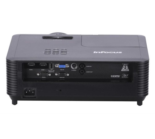 Проектор INFOCUS IN114BBST DLP,3500 lm,XGA,30 000:1,(0.621:1)-короткофокусный,2xHDMI 1.4,VGA in,VGA out,S-video,USB-A(power),3.5mm audio in,3.5mm audio out,RS232, лампа до 15000 ч.,1x10W,2.9 кг