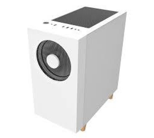 Корпус без блока питания/ Case WIZMAX EM1, Mini-Tower, TG, 1x160mm + 1x120mm LED, 1xUSB-A 3.0 + 2xUSB-A 2.0, mATX, mITX, Woofer White Корпус без блока питания/ Case WIZMAX EM1, Mini-Tower, TG, 1x160mm + 1x120mm LED, 1xUSB-A 3.0 + 2xUSB-A 2.0, mATX, mITX, Woofer White