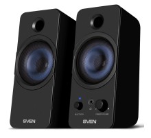 АС SVEN 431, чёрный, USB, акустическая система 2.0, мощность 2x3 Вт(RMS), Bluetooth