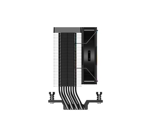 Кулер для процессора/ CPU Cooler PCCooler R400 ARGB BK (180W, 4-pin PWM, 133mm, Al/Cu, 4x6mm, ARGB, 1x92mm, 40.94CFM, 30dBA, 2200RPM, S: 1851/1700/1200/115X, AM5/AM4, black) Кулер для процессора/ CPU Cooler PCCooler R400 ARGB BK (180W, 4-pin PWM, 133mm, Al/Cu, 4x6mm, ARGB, 1x92mm, 40.94CFM, 30dBA, 2200RPM, S: 1851/1700/1200/115X, AM5/AM4, black)