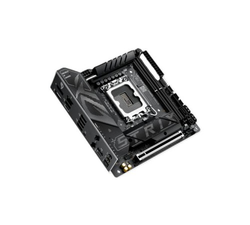 Материнская плата ASUS ROG STRIX B860-I GAMING WIFI, LGA1851, B860, 2*DDR5, 4*SATA, 2*M.2, 6*USB 3.2, Type-C, 1*PCIx16, DP+HDMI, mITX; 90MB1JB0-M0EAY0