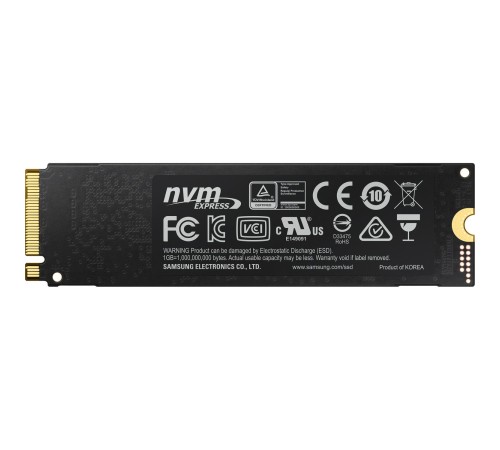 Твердотельный накопитель/ Samsung SSD 970 EVO Plus, 500GB, M.2(22x80mm), NVMe 1.3, PCIe 3.0 x4, 3-bit MLC, R/W 3500/3200MB/s, IOPs 480 000/550 000, DRAM buffer 512MB, TBW 300, DWPD 0.33 (12 мес.) Твердотельный накопитель/ Samsung SSD 970 EVO Plus, 500GB, M.2(22x80mm), NVMe 1.3, PCIe 3.0 x4, 3-bit MLC, R/W 3500/3200MB/s, IOPs 480 000/550 000, DRAM buffer 512MB, TBW 300, DWPD 0.33 (12 мес.)