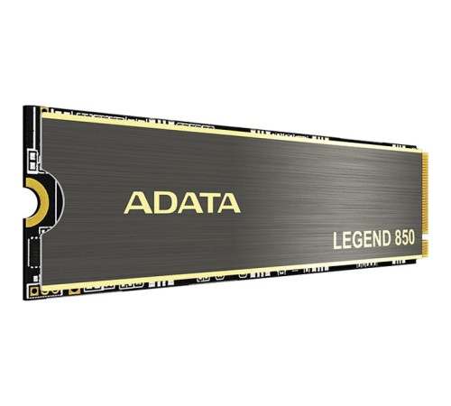 Твердотельный накопитель/ ADATA SSD LEGEND 850, 1TB, M.2(22x80mm), NVMe 1.4, PCIe 4.0 x4, 3D NAND, R/W 5000/4500MB/s, IOPs 400 000/550 000, TBW 1000, DWPD 0.54, with Heat Sink (5 лет) Твердотельный накопитель/ ADATA SSD LEGEND 850, 1TB, M.2(22x80mm), NVMe 1.4, PCIe 4.0 x4, 3D NAND, R/W 5000/4500MB/s, IOPs 400 000/550 000, TBW 1000, DWPD 0.54, with Heat Sink (5 лет)