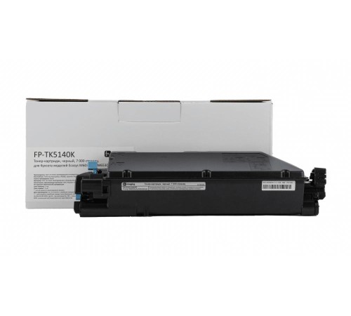 Тонер-картридж F+ imaging, черный, 7 000 страниц, для Kyocera моделей Ecosys M6030cdn/M6530cdn (аналог TK-5140K /1T02NR0NL0), FP-TK5140K (Вскрытая упаковка)