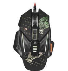 Defender Проводная игровая мышь sTarx GM-390L оптика,8кнопок,грузики,3200dpi