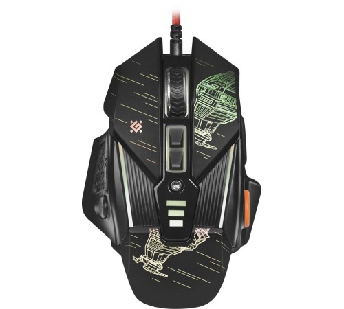 Defender Проводная игровая мышь sTarx GM-390L оптика,8кнопок,грузики,3200dpi