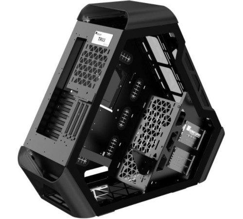 Корпус без блока питания/ Case JONSBO TR03-A, Full-Tower, TG, 2x120mm, 2xUSB-A 3.0 + 1xUSB-C 3.2, ATX, mATX, mITX Aluminium panel Black Корпус без блока питания/ Case JONSBO TR03-A, Full-Tower, TG, 2x120mm, 2xUSB-A 3.0 + 1xUSB-C 3.2, ATX, mATX, mITX Aluminium panel Black