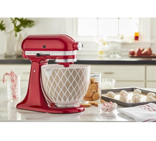 Настольный миксер KitchenAid Настольный миксер с откидным блоком Artisan 4.8 л, карамельное яблоко Настольный миксер KitchenAid Настольный миксер с откидным блоком Artisan 4.8 л, карамельное яблоко