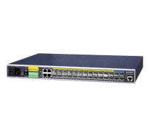коммутатор/ PLANET IGS-6325-20S4C4X IP30 19" Rack Mountable Industrial L3 Managed Core Ethernet Switch, 14*100/1G SFP with 4 shared 10/100/1000T + 10*1G/2.5G SFP + 4*10G SFP+ (-40 to 75 C, AC + 2 DC, DIDO), ERPS Ring, 1588, Modbus TCP, Cybersecurity 