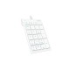 Клавиатура проводная Dareu LK22 White (белый), цифровой блок (Numpad)