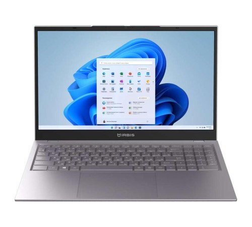Ноутбук IRBIS 15N 15.6" FHD (1920x1080) IPS AG,Core i5-1235U,16Gb DDR4-3200(2),512Gb SSD NVMe,Wi-Fi 6+BT 5,5300mAh,Metal Case,Kbd Bl,Type-C Charger,1.77kg,Grey,1y,Win11Pro