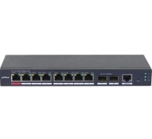 8-портовый гигабитный управляемый коммутатор с PoE, уровень L2 Порты: 1 RJ45 10/100/1000Мбит/с (PoE/PoE+/Hi-PoE; IEEE 802.3bt), 7 RJ45 10/100/1000Мбит/с (PoE/PoE+), 2 SFP 100/1000Мбит/с (uplink); мощность PoE: порт 1 до 90Вт, порты 2~8 до 30Вт