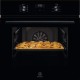 Встраиваемые электрические духовки ELECTROLUX/ Духовой шкаф с паром SteamBake,цвет -чёрный, утапливаемые переключатели, таймер отключения, отложенный старт, будильник, хромированные направляющие из нержавеющей стали Easy Entry , телескопические направляющ