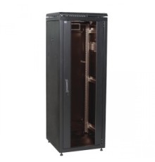 ITK Шкаф сетевой 19" LINEA N 18U 600х800 мм стеклянная передняя дверь черный