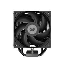 Кулер для процессора/ CPU Cooler PCCooler RT400 BK (235W, 4-pin PWM, 148mm, Al/Cu, 4x6mm, 1x120mm, 73.32CFM, 34.9dBA, 2200RPM, S: 115X/1200/1700/1851 , AMD AM4/AM5, black)
