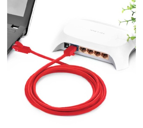 Greenconnect Патч-корд прямой 40.0m, UTP кат.5e, красный, позолоченные контакты, 24 AWG, литой, GCR-LNC04-40.0m, ethernet high speed 1 Гбит/с, RJ45, T568B Greenconnect Патч-корд прямой 40.0m, UTP кат.5e, красный, позолоченные контакты, 24 AWG, литой, GCR-LNC04-40.0m, ethernet high speed 1 Гбит/с, RJ45, T568B