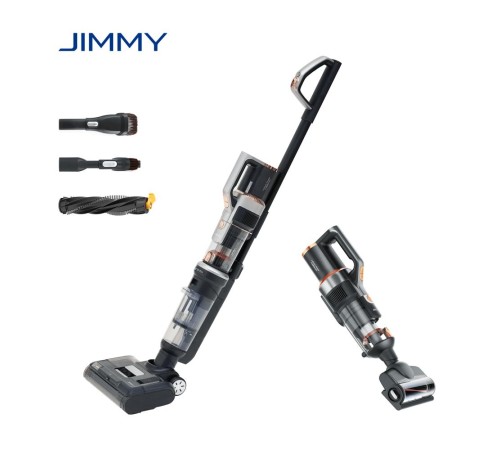 Пылесос вертикальный с функцией влажной уборки Jimmy Cordless Vacuum&Washer HW10 Pro Grey+Golden с адаптером модели ZD24W342060EU (Мятая упаковка) Пылесос вертикальный с функцией влажной уборки Jimmy Cordless Vacuum&Washer HW10 Pro Grey+Golden с адаптером модели ZD24W342060EU (Мятая упаковка)
